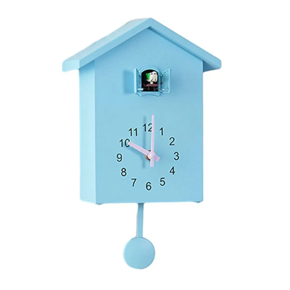 

1pc Clock ABS Supplies Art Wall Battery Powered Bedrooms Bird House Cuckoo Clock Decoration Decorative Equipment