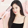 New Fast Heating&Anti-scalding Sweet Cat Hairdressing Flower Shape Straightener Brush Blow Dryer 2 In1 Comb Limited Color 1