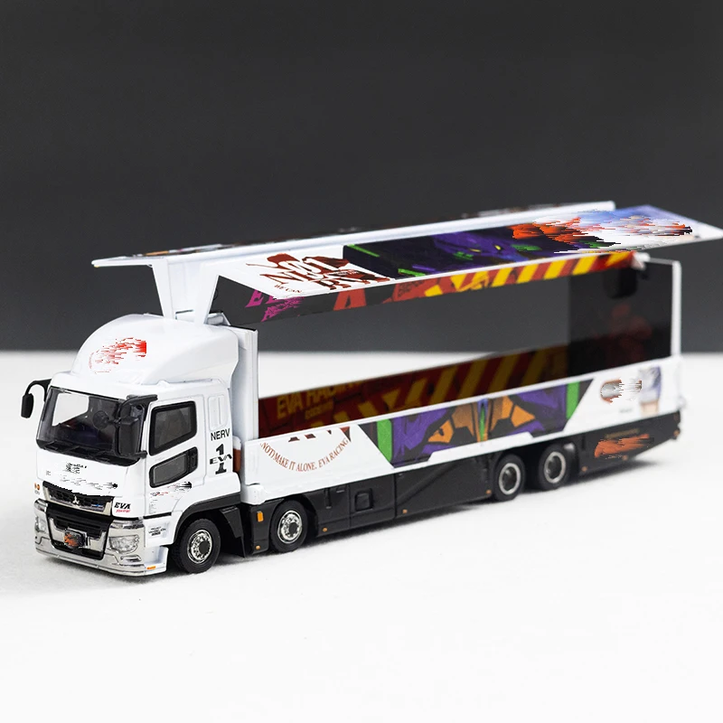 1:43 Scale Fuso Super Great trailer container truck Alloy car