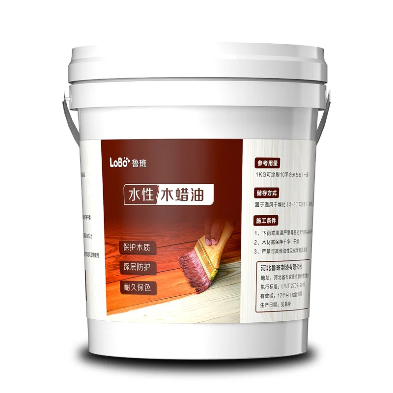 Wood Wax Oil 100g Outdoor Anti-corrosion Waterproof Water-based Wax Oil Furniture Polishing Beeswax