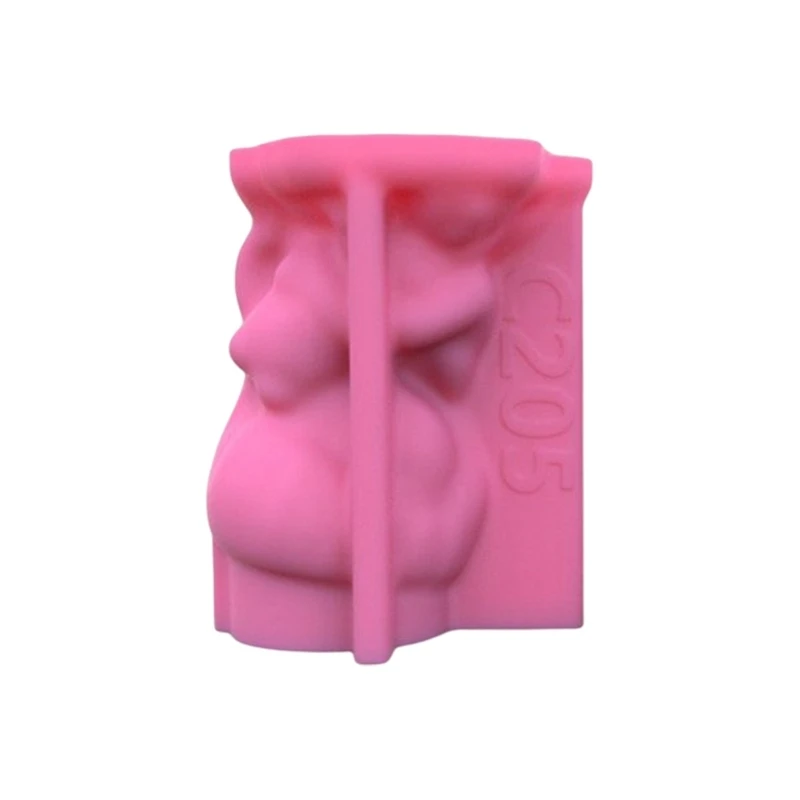 Girl and Concrete Silicone Mold Succulent Flowerpot Cement Plaster Molds