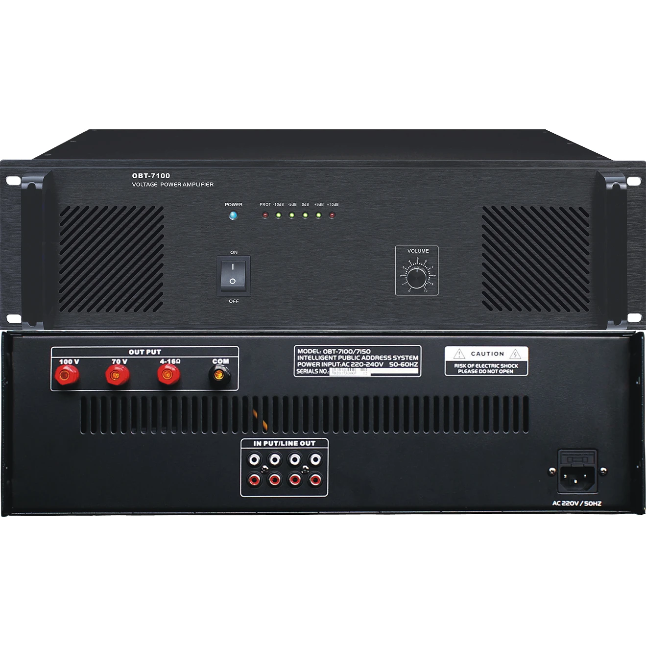 Obt-7100/7150/7200 Amplificatore Di Potenza Estrema 1000 Watt Prezzo Per Sistemi Audio Commerciali Professionali