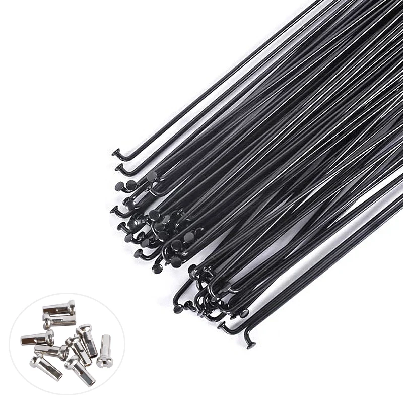 36pcs High Strength Mountain / Road Bike 14G Stainless steel spokes 170mm-300mm  Bicycle Steel Spokes