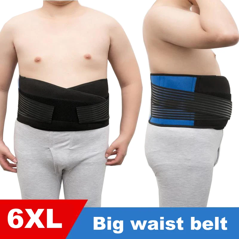 

5XL 6XL Tourmaline Self-Heating Lumbar Support Belt Waist Back Brace Posture Correction For Disc Herniation Relieve Fatigue Men