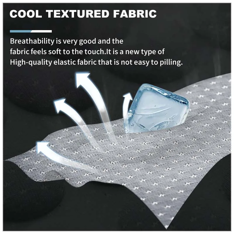 Breathable Summer Cooling Seat Cushion with Massage Bumps - Universal Car Protector Pad