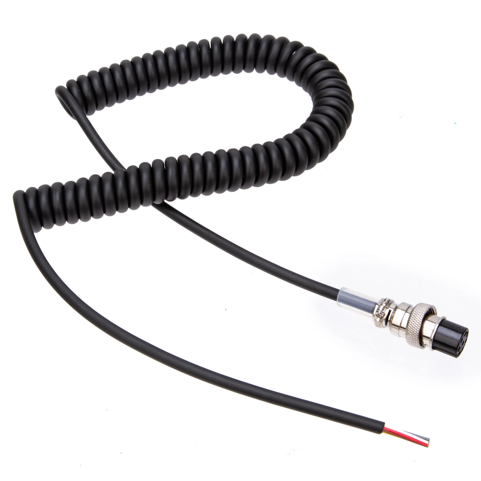 Handheld Ridao Speaker Mic Microphone PU Cable Cord For Alinco Radio EMS-57 EMS-53 DR635 DR620 DR435 Walkie Talkie