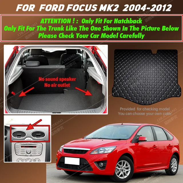 Hohe qualität Leder Kofferraum Matte Für Changan-Ford Focus MK2 2004 2005  2006 2007 2008 2009 2010 2011 3D Umliegenden Design - AliExpress