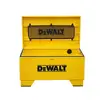 32" Steel Jobsite Box with Lid Support Weather Resistance Security Locks and Forklift Rails Durable and Convenient Storage 2
