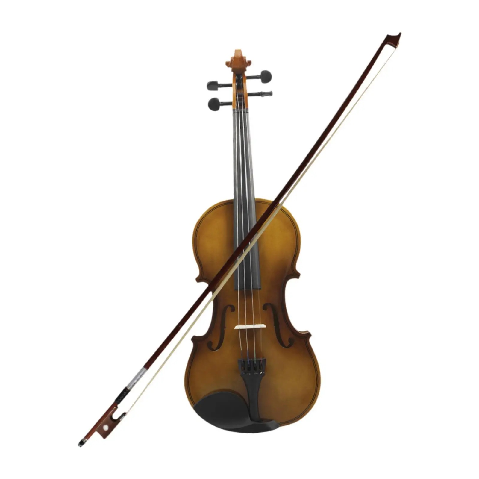 Full Size Violin Violin for Beginners Kids Adults with Hard Case Stringed Musical Instruments Wood Fiddle Play Birthday Gifts