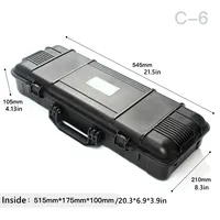 Tool Box Hunting Anti-fall Safety Box Shockproof Instrument Rifle Air Gun Aiming Seal Storage Protection Organizer Toolbox 2