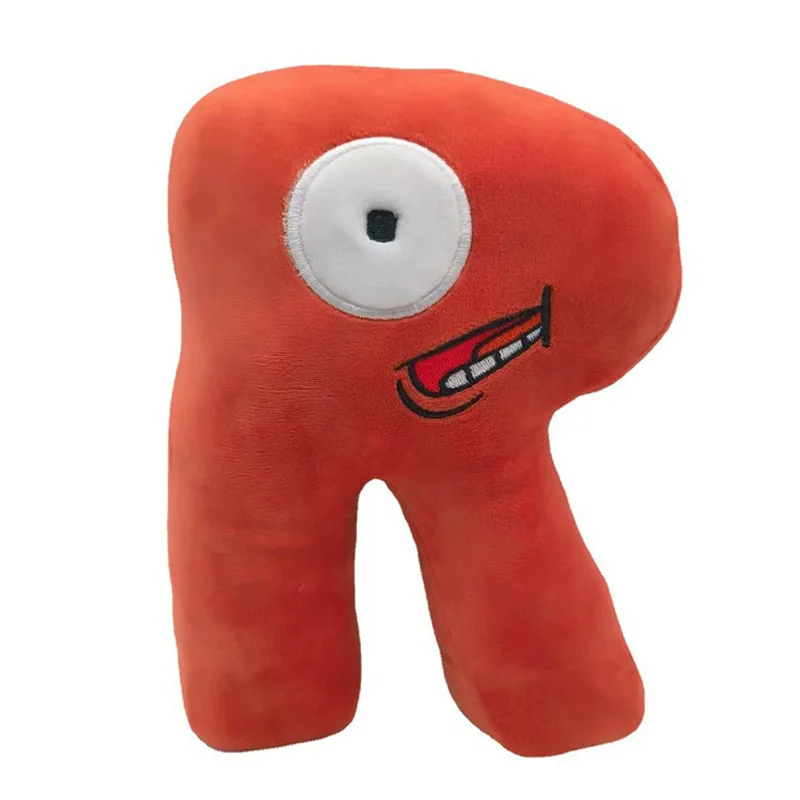 26 stücke Alphabet Lore Plüsch Englisch Brief Stofftier Plushie Puppe Spielzeug Geschenk Für Kinder Kinder Pädagogische Weihnachten Geschenke – Detail 4