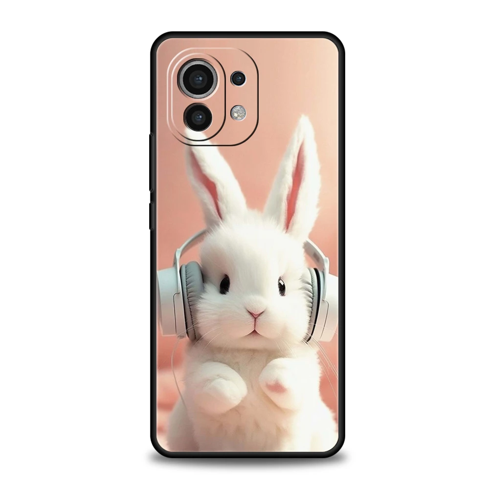 Cute Rabbit with Purple Hat Phone Case - Stylish and Protective Cover