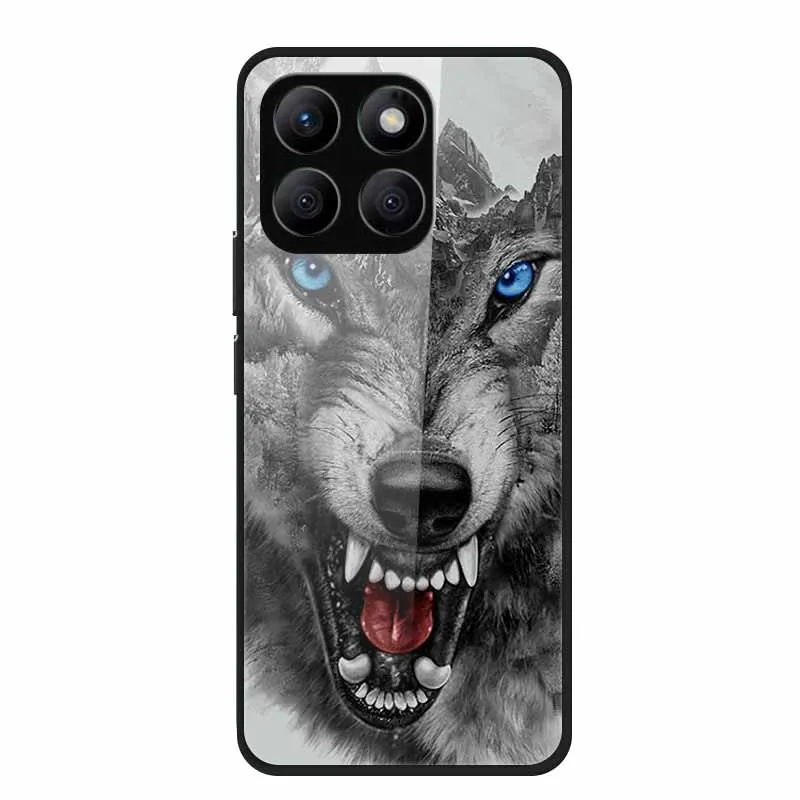Enhanced Tempered Glass Protective Phone Case with Soft Bumper Design