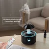 New Creative Rotating Raindrop Air Humidifier Aromatherapy Machine Essential Oil Diffuser Remote Control Night Light 4
