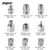 SAUGD 9PCS/Set Airbrush Adaptor Fitting Accessories Replacement Kit Coupling Connector Tool For Compressor and Air Brush Hose 2