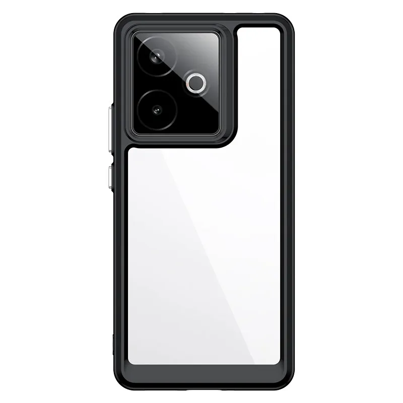 Enhanced Protective Phone Case with TPU Border and Acrylic Backplane Bumper