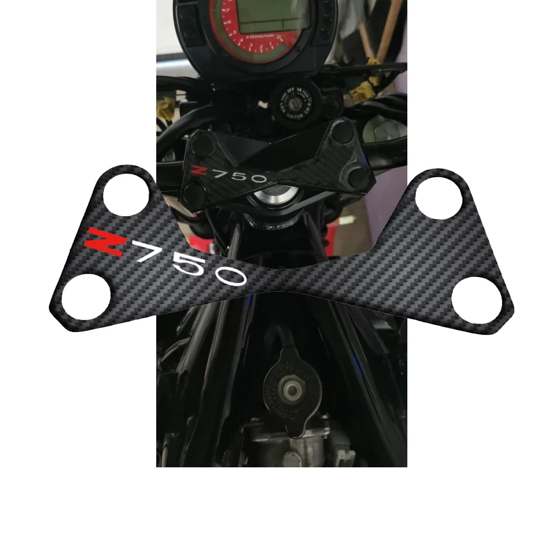 Autocollant adhésif en Fiber de carbone pour moto KAWASAKI Z750 Z 750