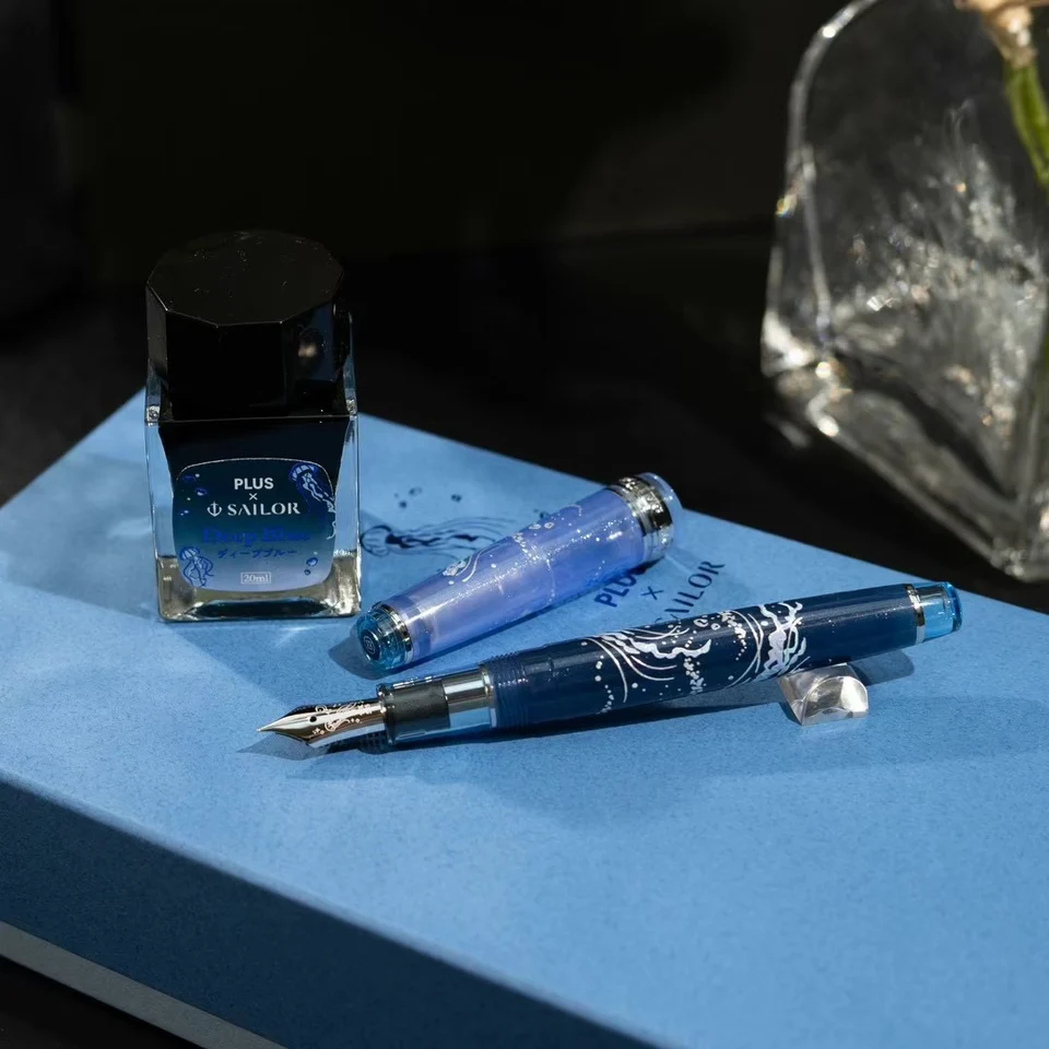 Original Japan SAILOR Ancora Limited Edition 14K Gold Nib Fountain