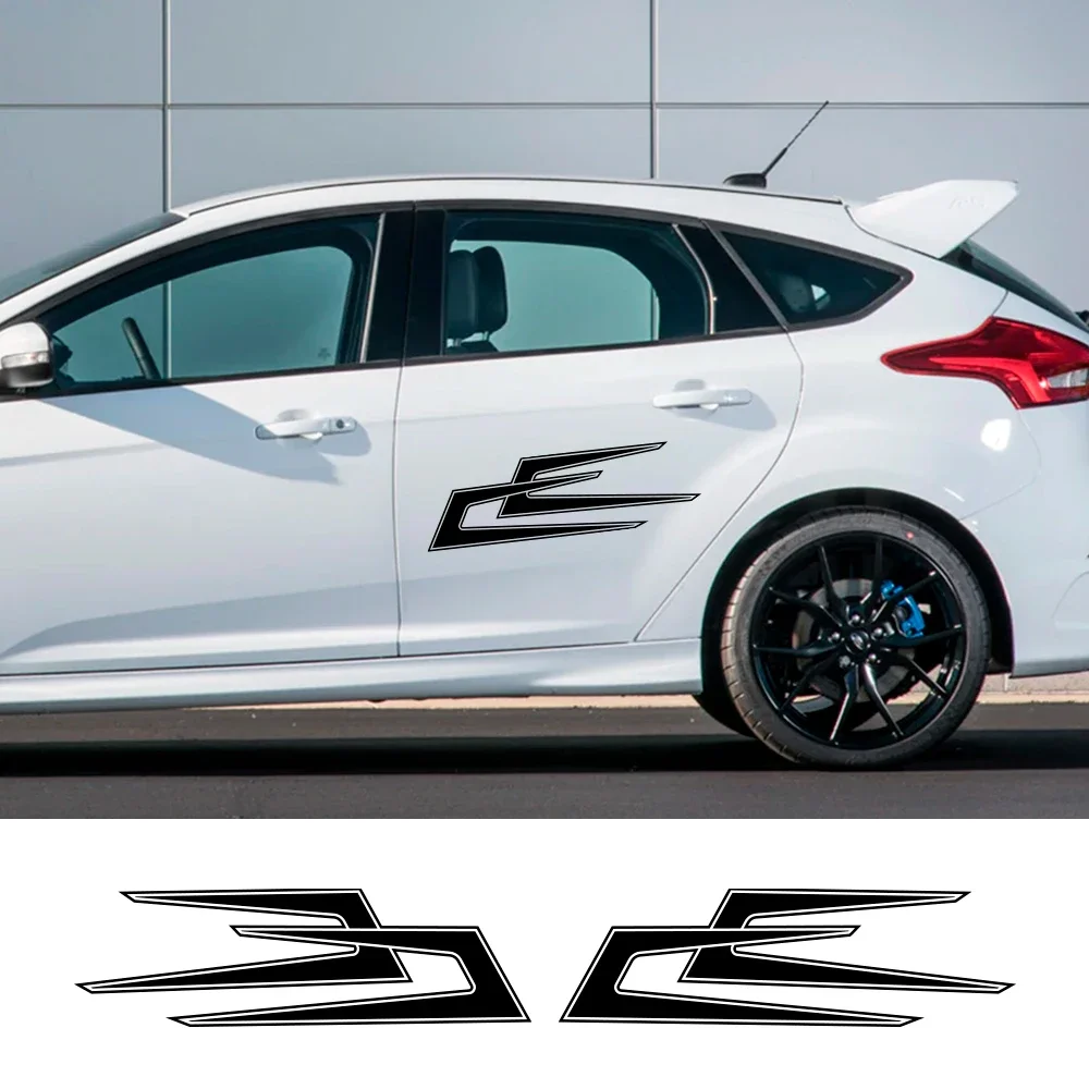 Adesivi In Vinile Per Portiera Dell'Auto Per Bmw E46 E60 Peugeot 206 Audi A4 B8 A3 Ford Focus 2 Vw Golf 4 Passat B6 Renault Tuning Accessori