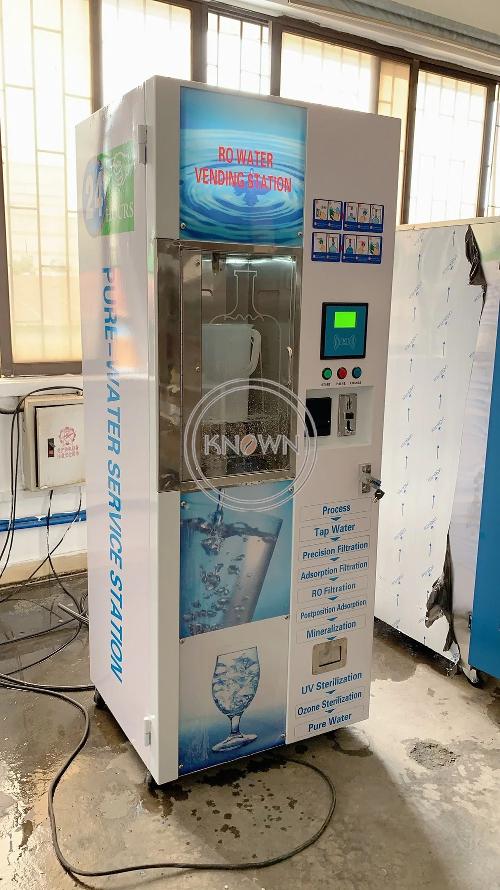 Distributeur d'eau purifiée alcaline KN-400GPD, distributeur de