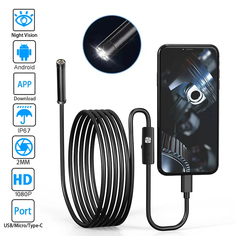 USB Endoscope Cameras: Endoscopes for Android OS