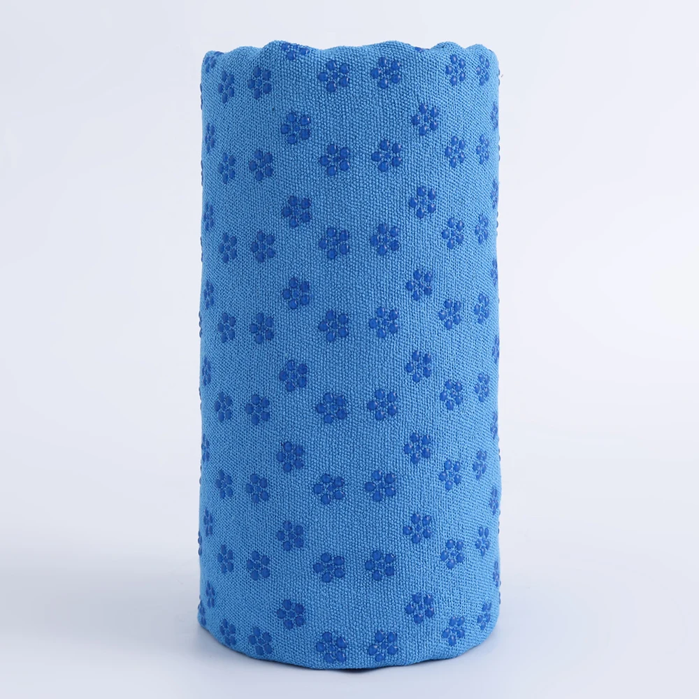 Non-Slip Thickened Terry Cloth Yoga Towel with Grip Points