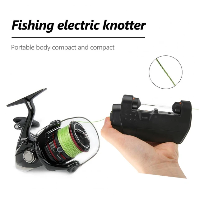 Electric Lure GT Knotter Automatic Quick Knotting Machine Fishing Hook Tier Tool  Fishing Tackle Leader Line Twister Tool Pesca - AliExpress