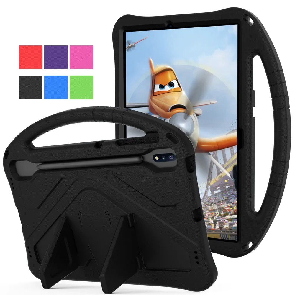 

For Samsung Galaxy Tab S7 S8 12.4 inch Plus 2022 Fe 2021 SM-T970 SM-T730 X800 Case EVA Kids Safe Shockproof Stand Tablet Cover