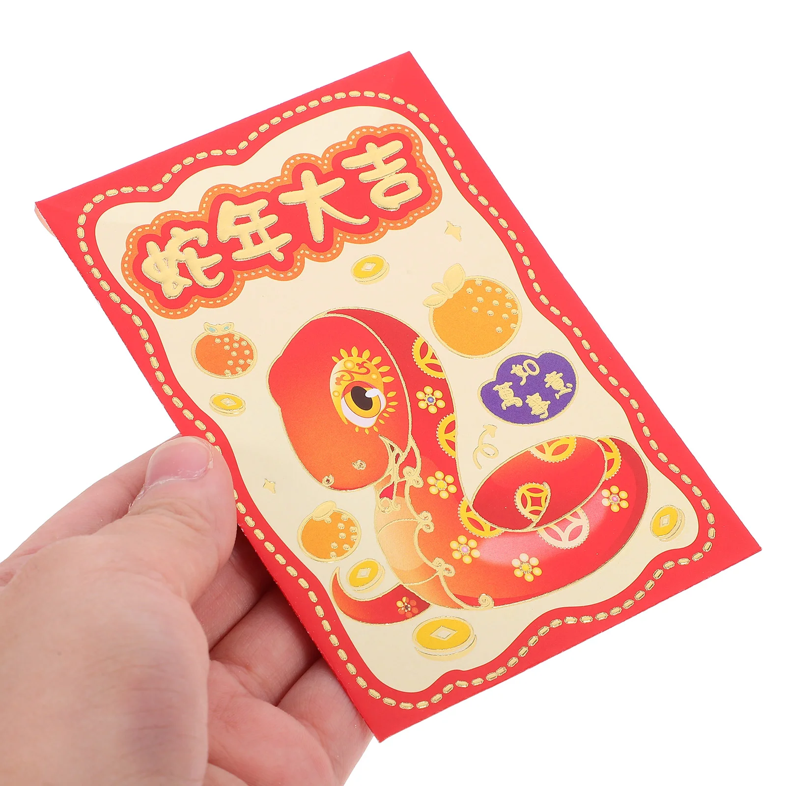 Cartoon Snake Envelopes Red Envelopes Money Bags New Year Packets Paper Pouches Gold Foil Traditional Packets Spring 36pcs