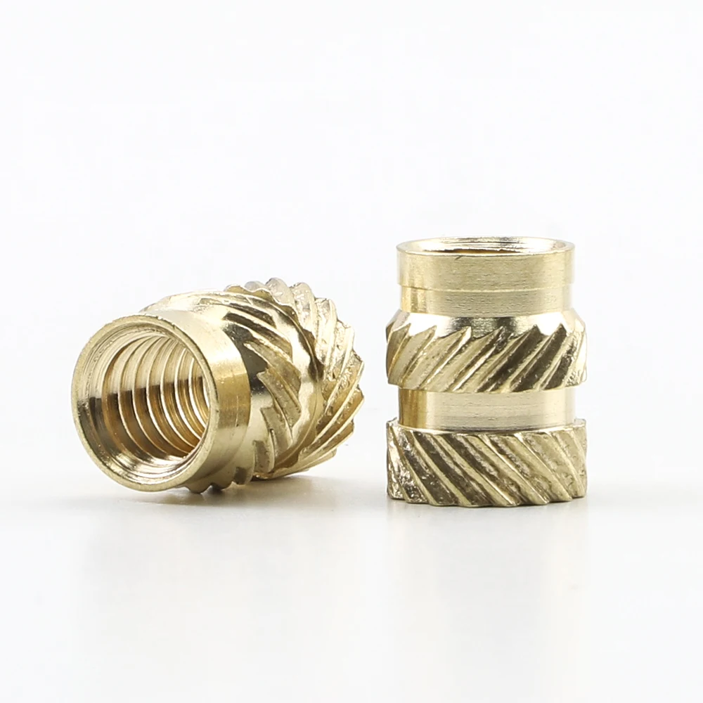 Brass Insert Nut 5-50pcs Brass Insert Knurled Nut M2 M3 M4 M5 M6 M8 for Plastic Heat Set Embedment 3D Printer