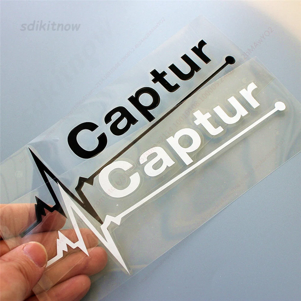 2023 Nuovo 1Pc Cuore Auto Decalcomania Sticker Styling Windows Decorazione Della Porta Per Renault Captur Accessori