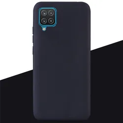 Ultra - Thin Slim Shockproof Silicone Phone Case Cover - Samsung M32 4G (Black)