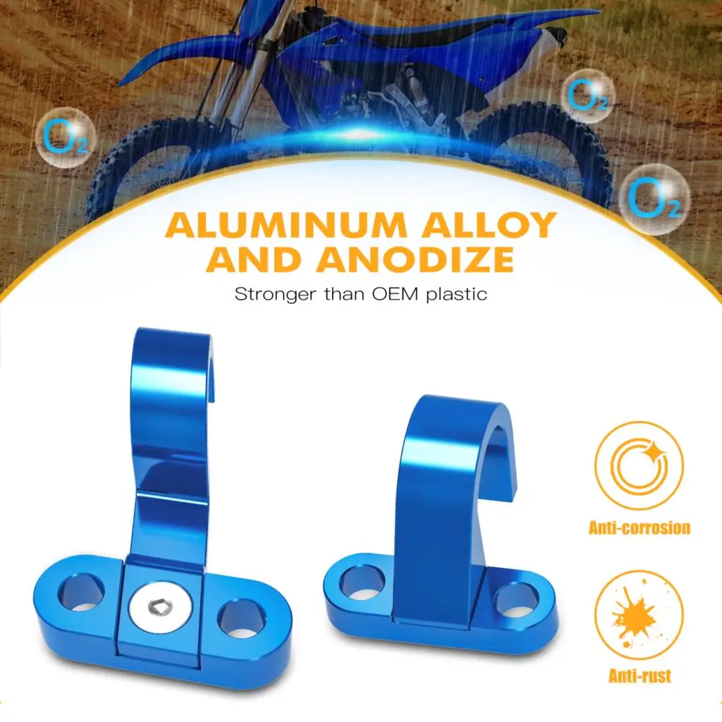 Für Yamaha 2006-2023 WR250F WR450F Hinten Bremsleitung Schlauch Klemme Halter YZ125 YZ250 YZ250F YZ450F YZ250FX YZ250X YZ450FX WR250FX – Detail 6