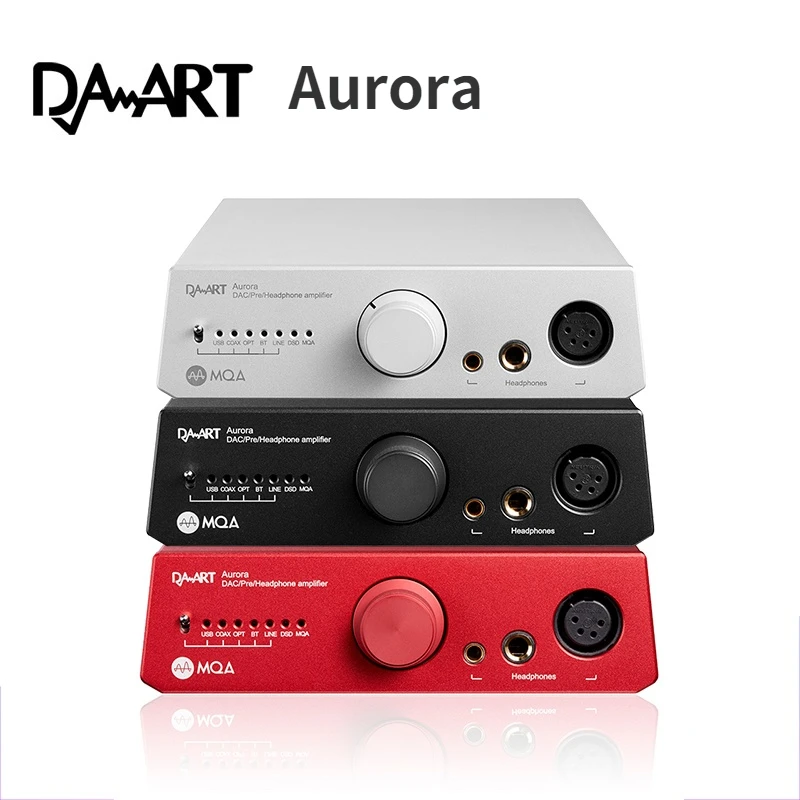 

DAART Yulong Aurora Mqa Decoder ESS9068AS * 2 Dac Headphone Amplifier Hoofdtelefoon Versterker DSD512 32bit/768Khz
