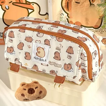 Large round Pen Case Pencil Case Stationery Storage Box Organizer Student Gifts Storage Bag for School Supplies 1