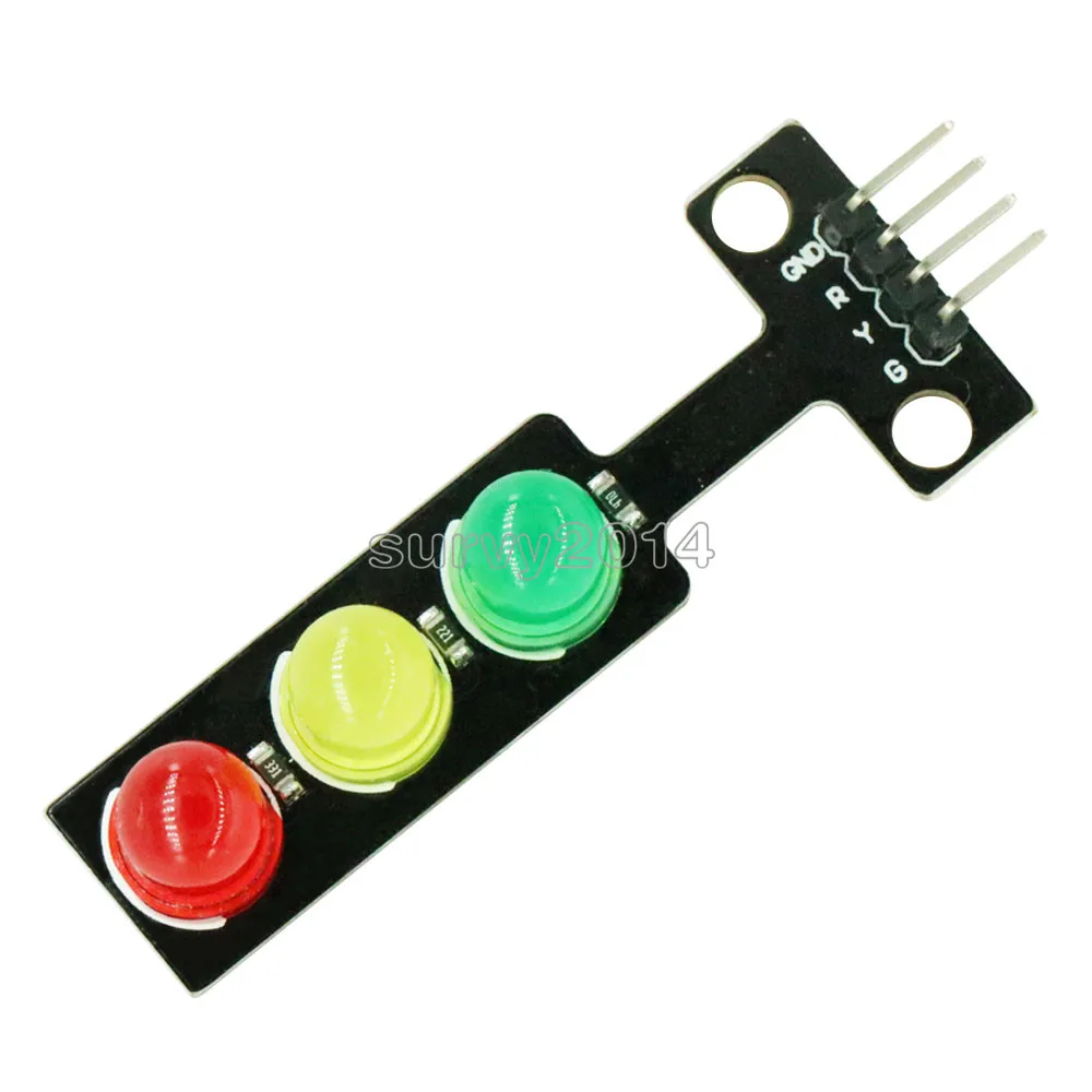 Mini-5V-Traffic-Light-LED-Display-Module-for-Arduino-Red-Yellow-Green ...