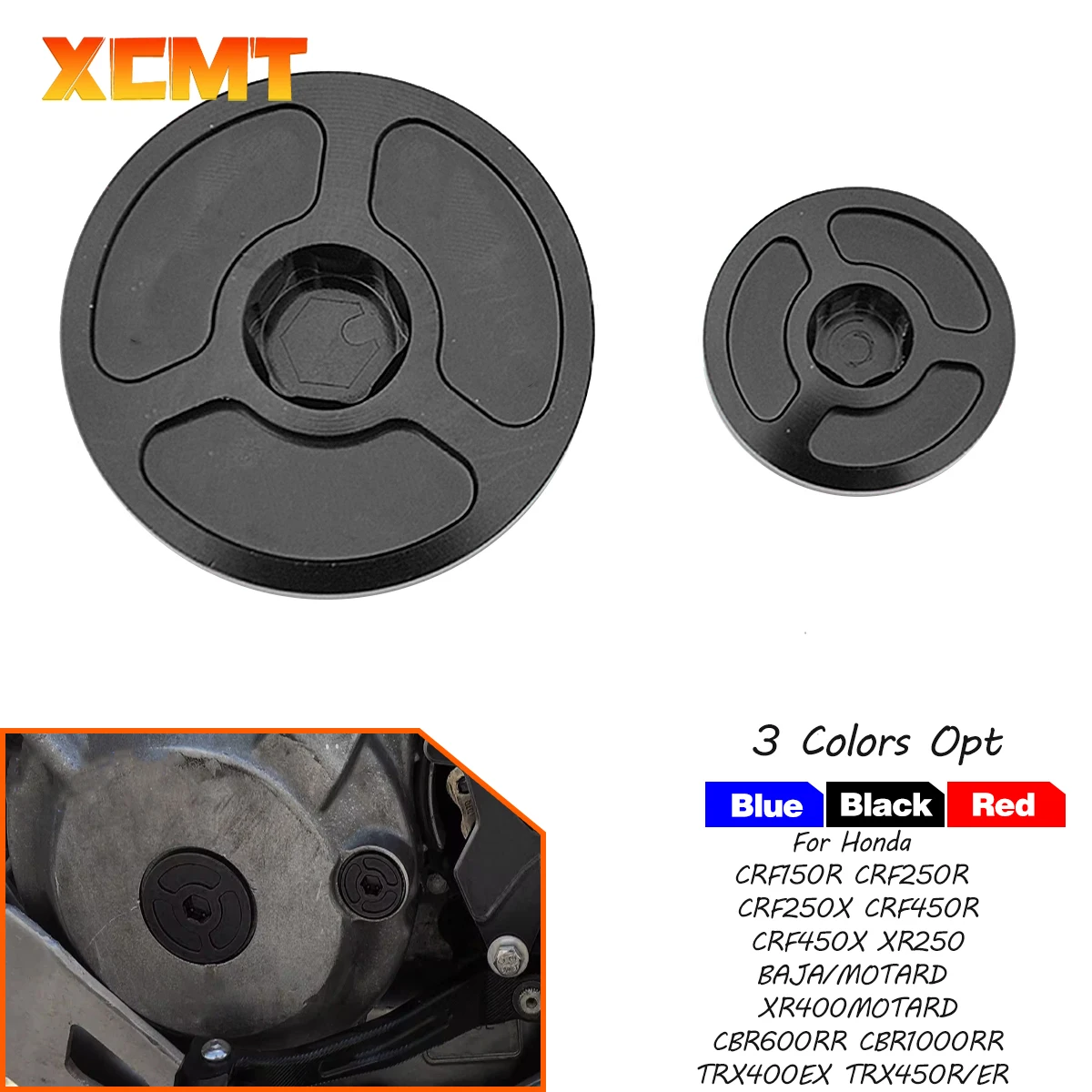 CNC Engine Timing Bolts Oil Filter Plugs Cap Set Fit CRF150R - Foto 4