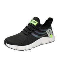 Black Men's Sports Shoes 2025 Casual Tennis Shoes White Breathable Mesh Anti Slip Barefoot Flat Bottomed Men's Running Shoes - Image 2