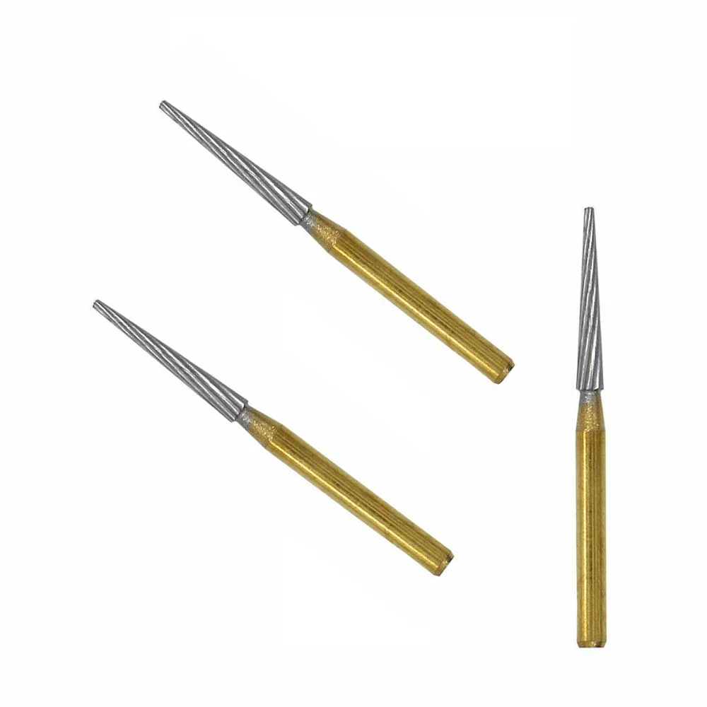 10 Frese Dentali FG7714, 12 Lame, Per Rifinitura, FG, Acciaio Al - Foto 8