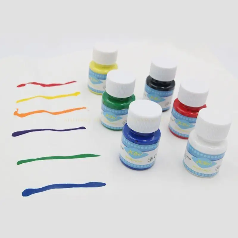 46pcs/세트 DIY 낙서 플라스틱 손잡이 롤러 스폰지 브러시 브러시 씰 페인팅 도구 재미있는 어린이 교육 그리기 장난감