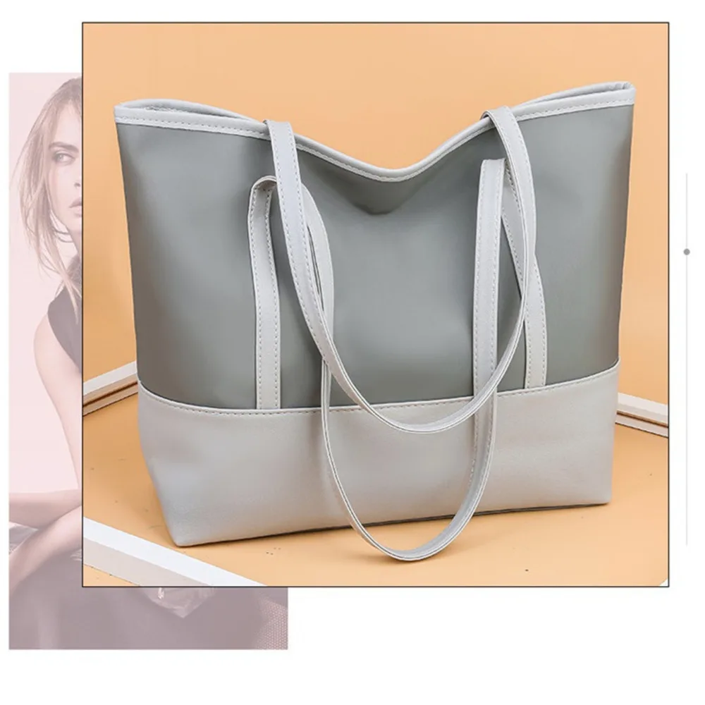 Dam 2024 Moderiktig Canvas Axelväska Minimalistisk Oxford Buttot Vattentät Stor Kapacitet Mammaväska_voghion.com