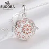 Eudora Harmony Ball 18mm Flower Cage Necklace Angel Caller Bola Pendant Pregnancy Chime Maternity Exquisite Jewelry Party Gifts 1