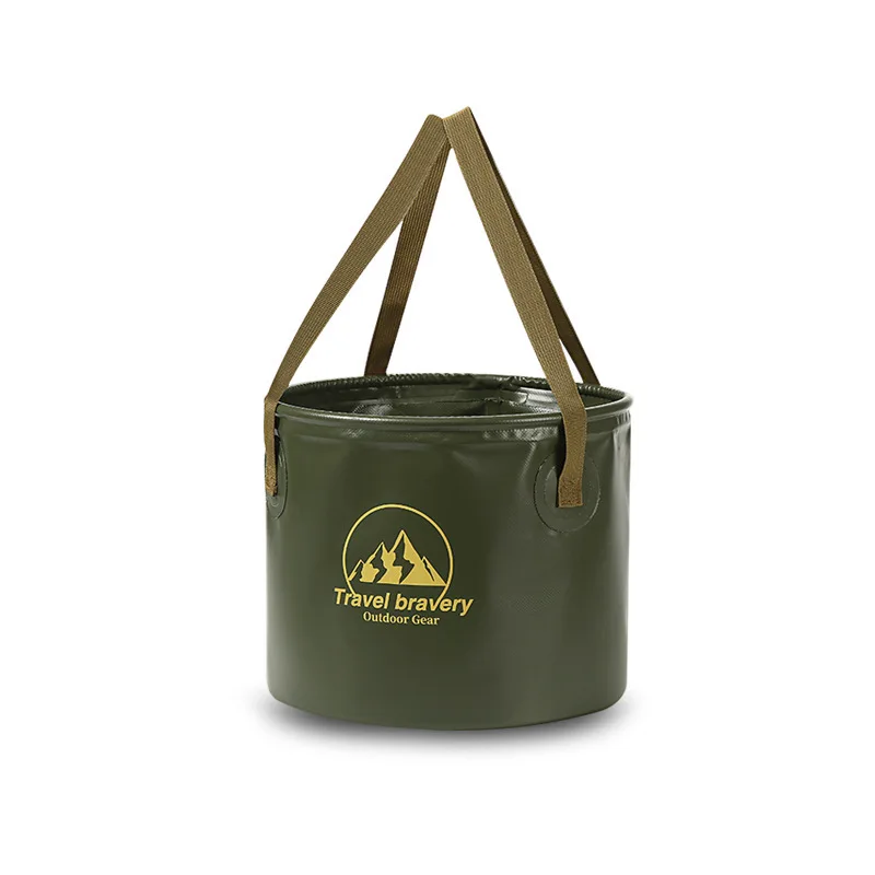 5/10/20L Folding Portable Bucket Cover Car Wash Fishing Bathroom Tool Silicone Bucket Outdoor Camping Household Supplies