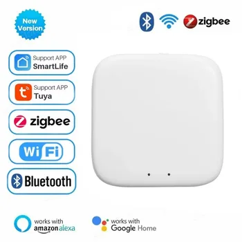 Zigbee Gateway Hub Tuya Smart Home WIFI Bluetooth Wireless Multi Mode Gateway Smart Life APP Work With Alexa Google 1