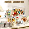 5 Pack Clear Stackable Shoe Organizer Box with Lids, Acrylic Shoes Box with Magnetic Doors, Transparent Shoe Storage 3