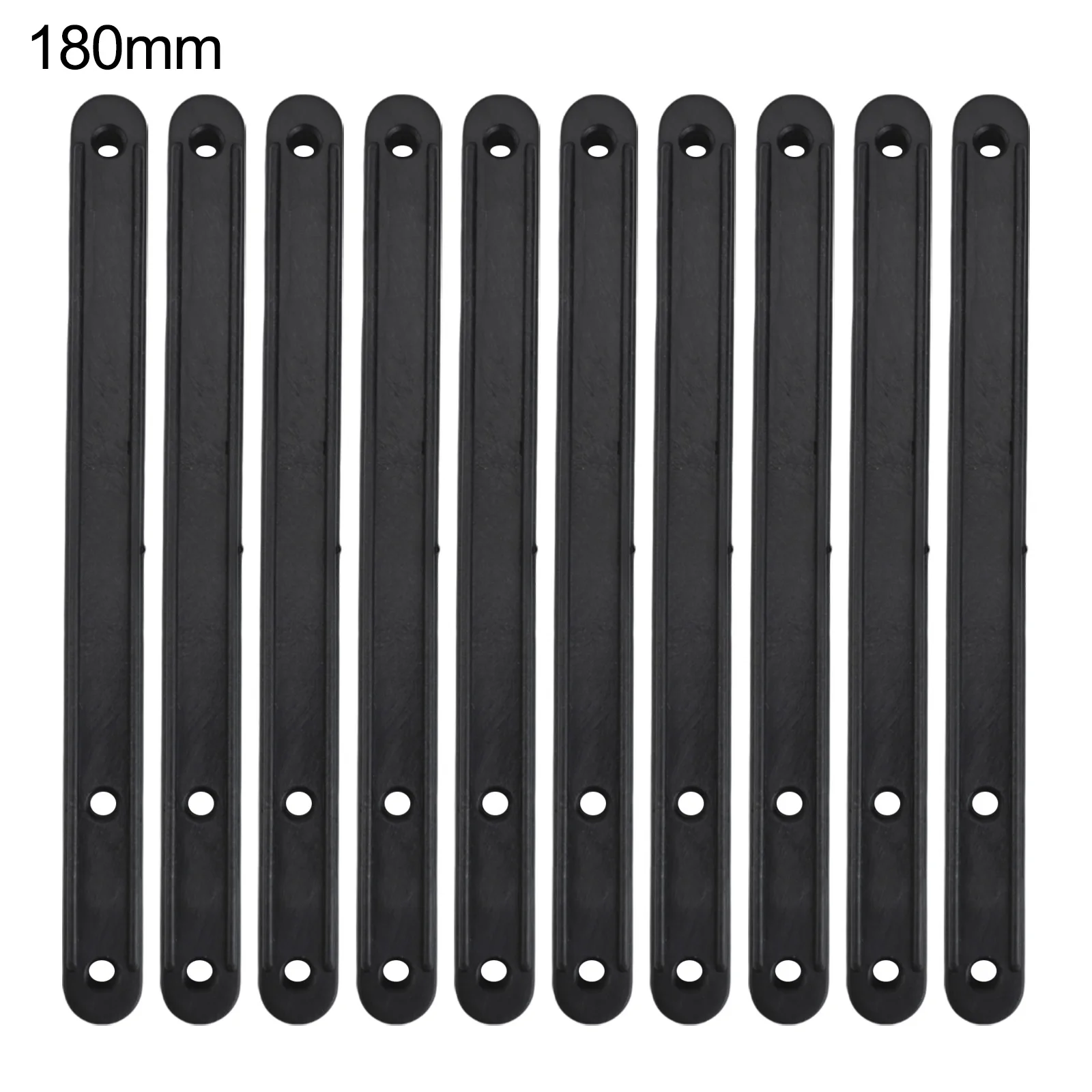 10-Piece Set of Plastic Drawer Slides - Smooth-Glide Replacement Runners in Various Lengths