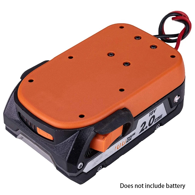 

Розничная продажа, 2X адаптер для силовых колес для Ridgid AEG 18 в, соединитель питания для гипер-литий-ионной батареи, жесткий 12 Калибр, робототехника