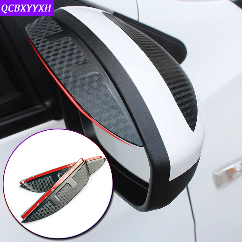 

Car Styling ABS For Ford Mondeo Fusion Kuga Escape Edge 2013-2022 Car Rearview Mirror Eyebrow Rain Gear Shield Anti-rain Cover