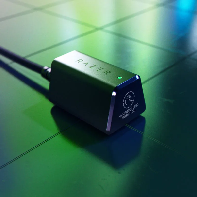 Razer HyperPolling True 4KHz Dongle Wireless per mouse compatibili tariffe di Polling a commutazione automatica per giochi Dongle Wireless 8000 Hz