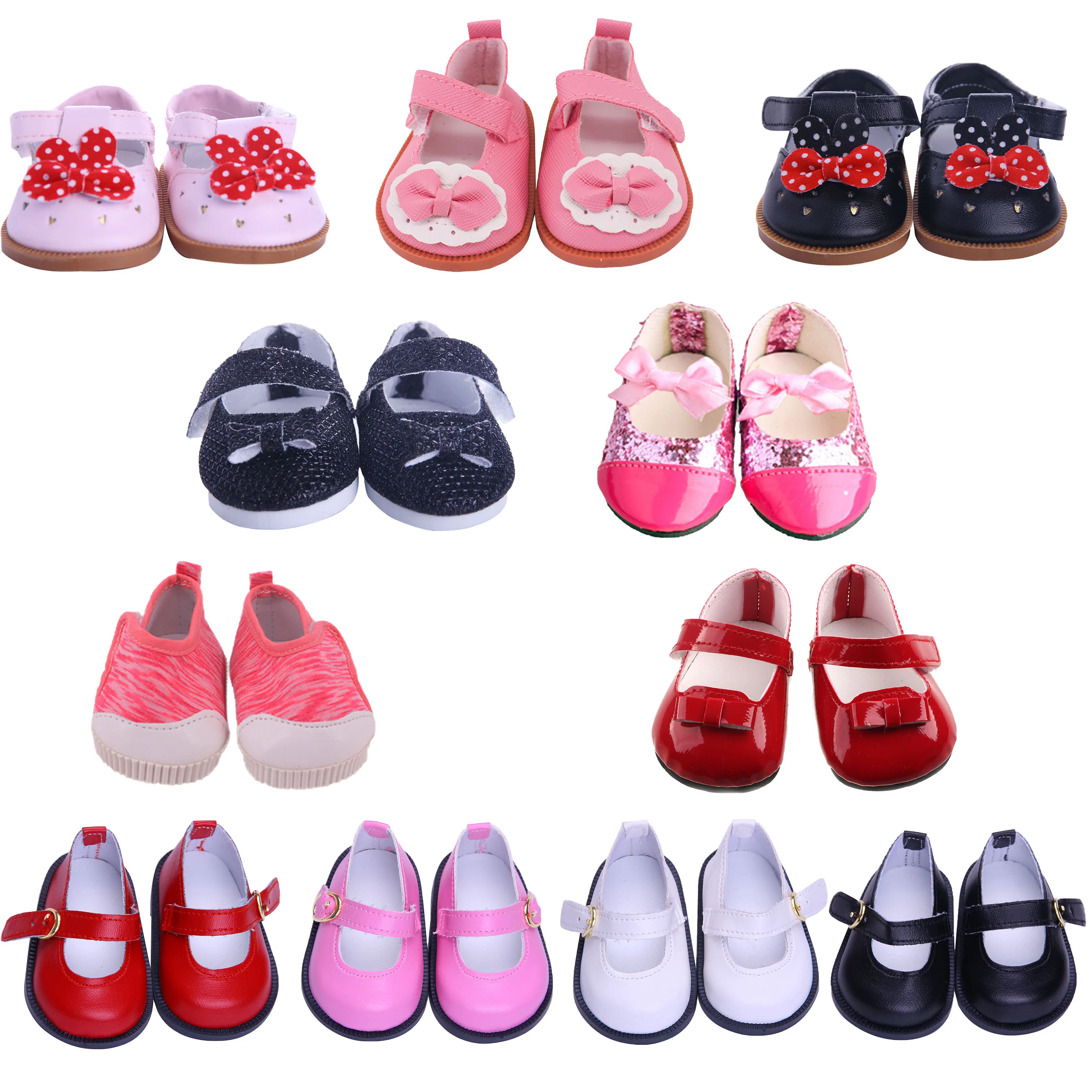 DollShoesBoots7CmShoesFor18InchAmerican43CmBabyNewBornDoll